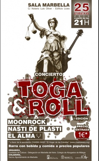Toga & Roll, concierto benéfico Marbella